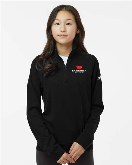 Adidas - Youth Quarter-Zip Pullover